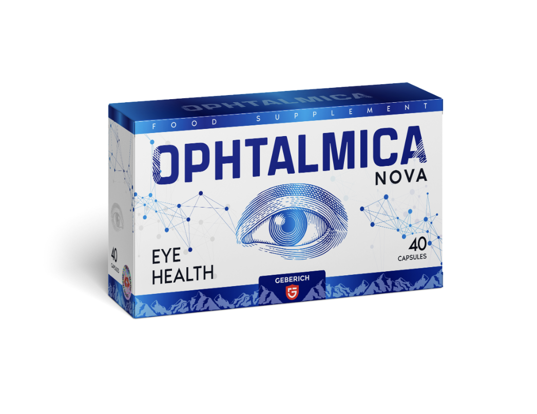 Ophtalmica-Nova-Packung mit Kapseln für Österreich